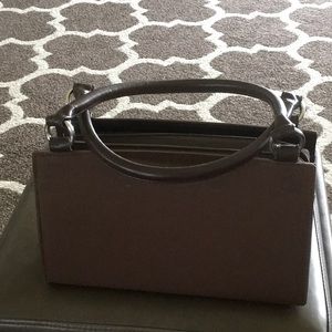 Miche Classic Base Bag BROWN Straps Carabiners Retired Handbag Purse